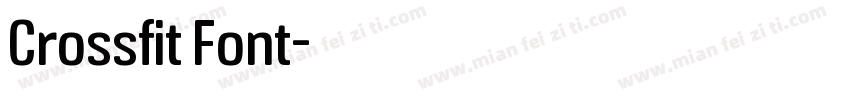 Crossfit Font字体转换